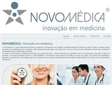Tablet Screenshot of novomedica.com.br